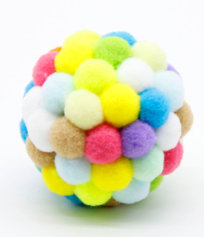 Мячик із кульок з дзвіночком всередині 6 см