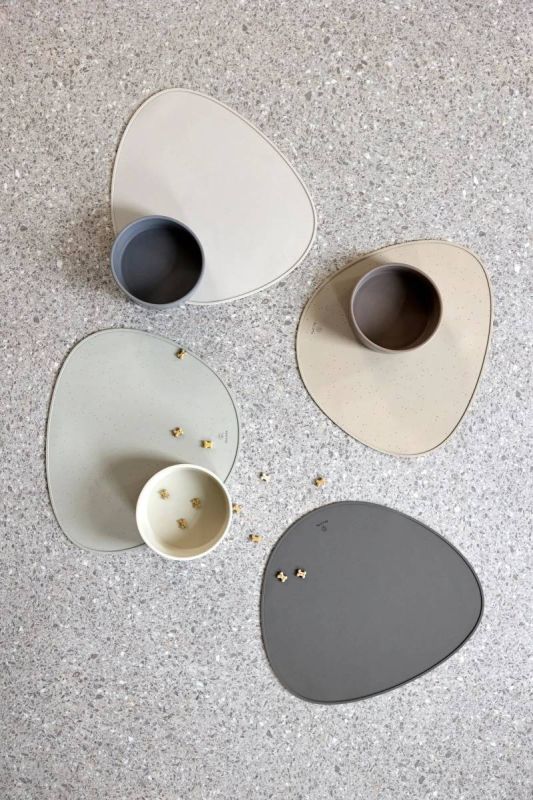 Килимок під миску собаки Palopa Loua Бежевий