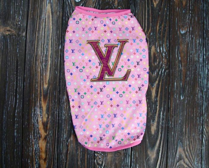 Майка для собак дівчаток Луї Вітон трикотаж S2