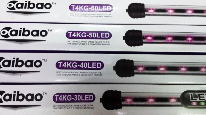 Підводне підсвічування T4-60LED світлодіодне 10W 60см біло-блакитний