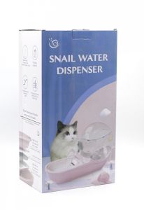 Фонтан Улитка usb розовий 4л 401412 см. 