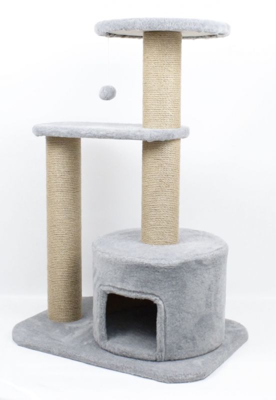 Дряпка Мурзик Джут Сіра 7050102 см. 