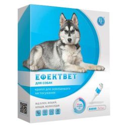Ефектвет-краплі від бліх і кліщів Для великих собак