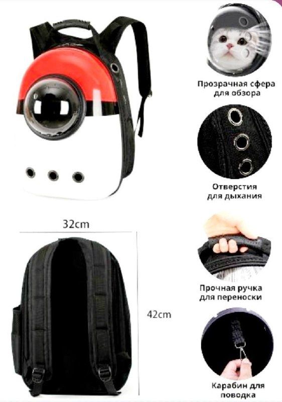 Рюкзак ілюмінатор пластиковий 32х42х29см Море