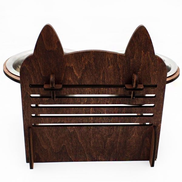 Кормушка для котів Cat Joy Мордочка дуб 