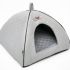 Будиночок для тварин Юрта 1 паянка з ребрами жорсткості 363939 см Сірий