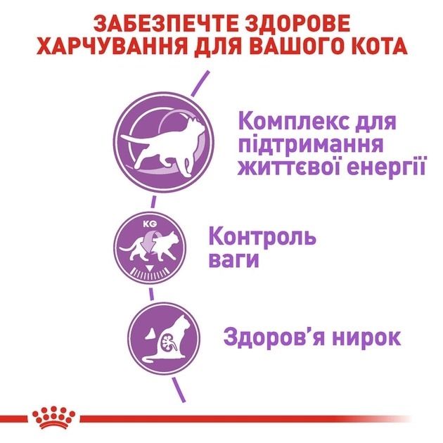 АКЦІЯ ROYAL CANIN STERILISED 7+ сухий корм для дорослих стерилізованих кішок 1.2 кг + 300 Г 