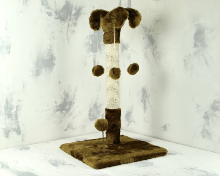 Когтеточка Арлекін, сизаль Коричневий