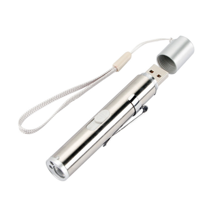 Лазерна указка для кота 3 в 1 10см з зарядкою USB 