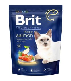 Brit Premium by Nature Cat Adult Salmon Сухий корм для кішок з лососем 300 гр