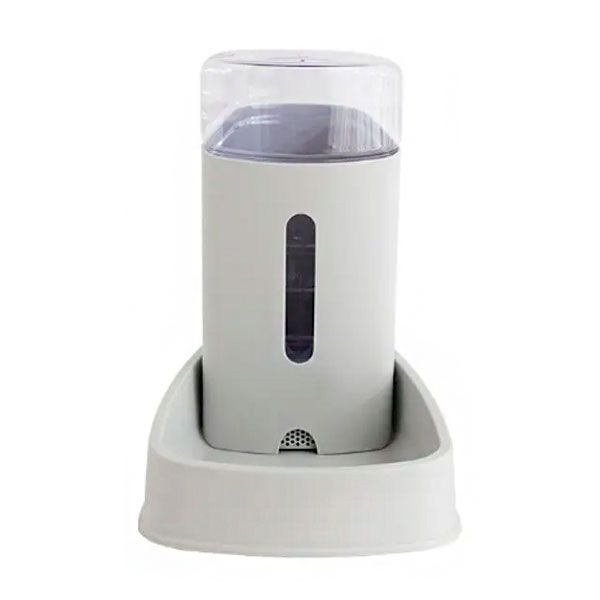 Автопоїлка для тварин Jim Bebe сіра, 33х20х31см 