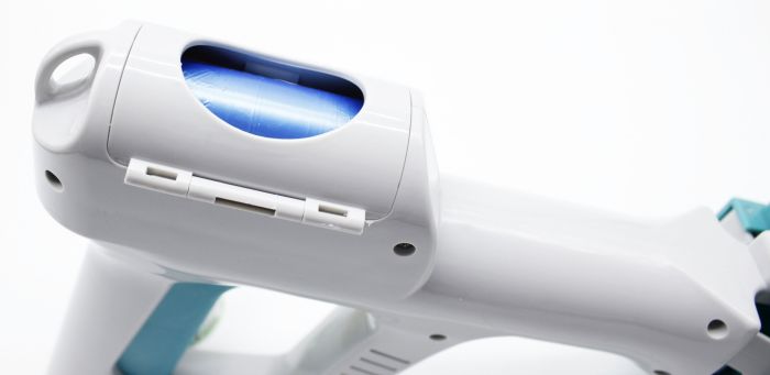 Совок-пістолет для збирання фекалій Сіро-Бірюзовий 