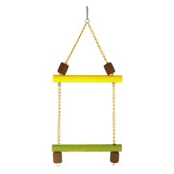 Підвіска деревяна подвійна, Лорі 004 