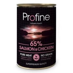 Profine Salmon and Chicken вологий корм для собак усіх порід з лососем та куркою 400 г 