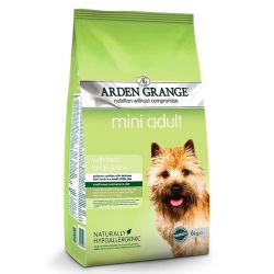 Arden Grange Mini Adult сухий корм з ягнятиною та рисом для дорослих собак міні порід 2 кг 