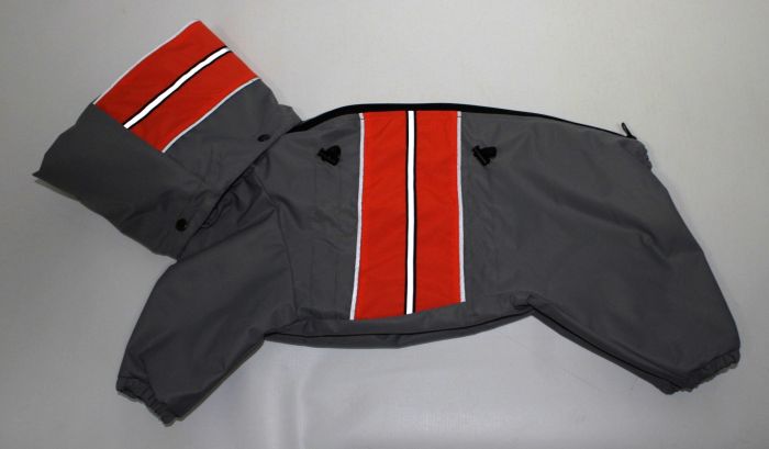 Дощовик Піксі на тонкій підкладці сіро-помаранчевий (дівчинка), L1 