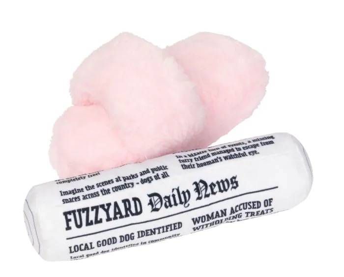 Набір м'яких іграшок для собак FuzzYard Несіть тапки та пресу!