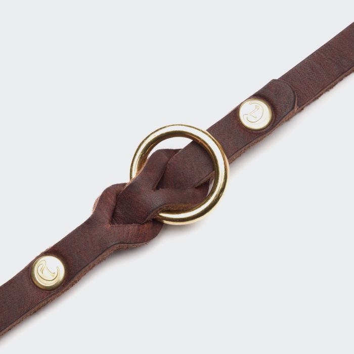 Повідець для собак Cloud7 Riverside Park 225 см / 1,4 см Коричневий L