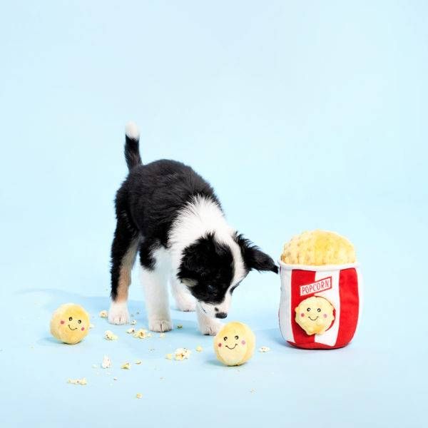 М'яка іграшка відро для попкорну ZippyPaws Zippy Burrow Popcorn Bucket з пискавкою