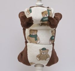 Тедді комбінезон для собак хлопчиків махра на хутрі S1