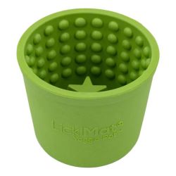 Миска повільного годування собак LickiMat Yoggie Pot Green