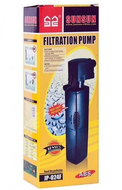 Sun-Sun Jialu JP-024 F-внутрішній фільтр для акваріума 1200 л  год Фільтр Sun-Sun Jialu JP-024 F 1200 л  год