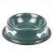 Миска металева з гумою зелена з кісткою d 18см 300 мл 