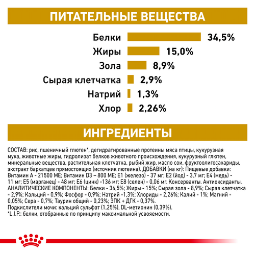 Royal Canin Urinary Moderate Calorie CAT сухий корм для котів 9 кг