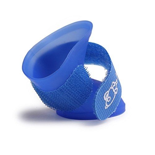 Черевики для собак силіконові сині XL 75  60мм