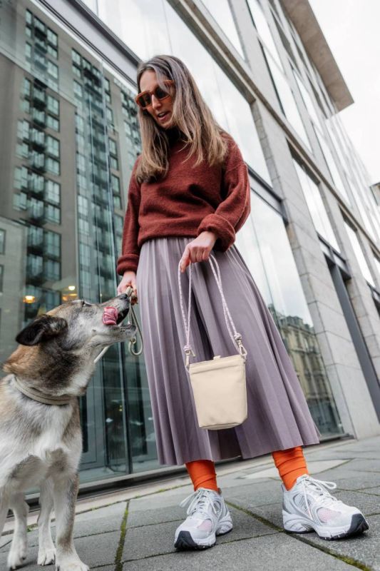 Сумка для ласощів і аксесуарів собак Palopa Karl M Кремовий