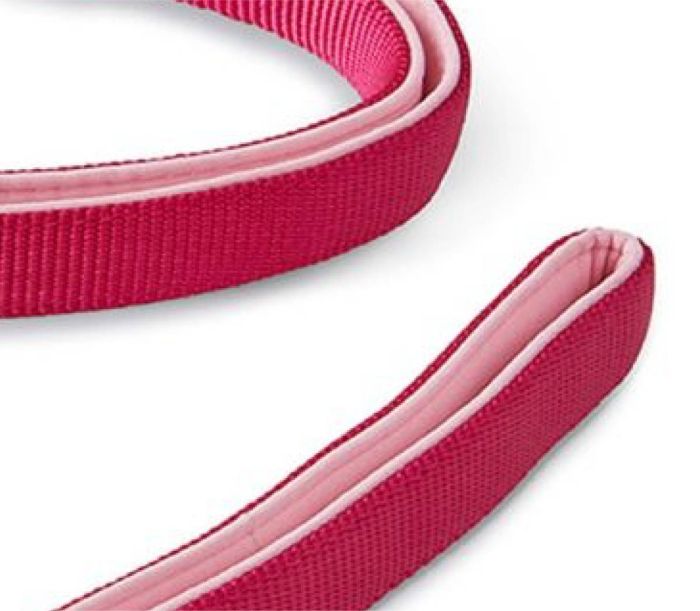 Повідець перестібка з нейлону Wolters Professional Comfort L 2 м / 20 мм Малиновий