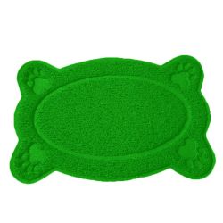Килимок овал з лапками 2640см Салатовий