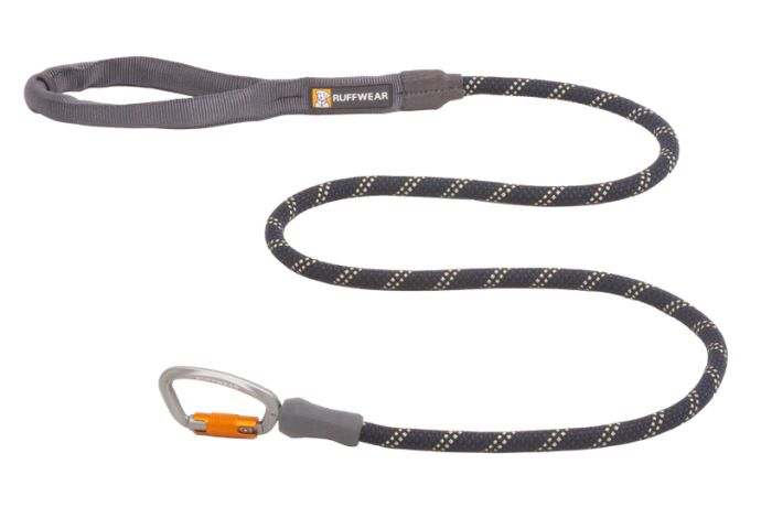 Рефлекторний повідець канат для собак Ruffwear Knot-a-Leash™ L 1,5 м / 11 мм Чорний