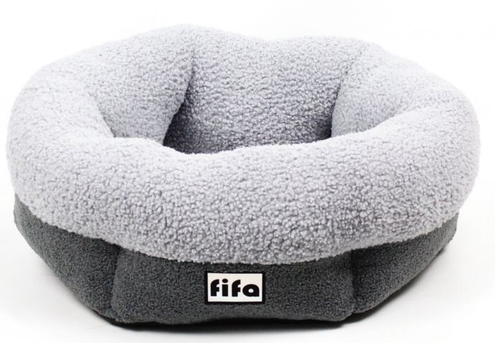 Лежак Норд меблева тканина, вовна, Сірий . 665722 см