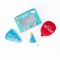 М'яка іграшка для собак подарунок на день народження ZippyPaws Pup Birthday Box Blue з пищалкою