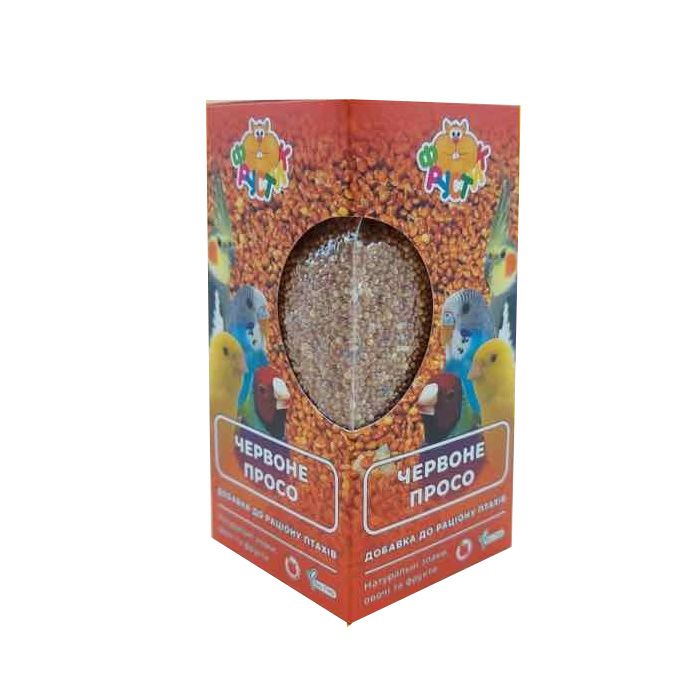 Червоне просо для декоративних птахів 500гр 