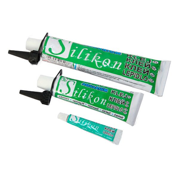 Силикон 60мл черний клей для аквариума 