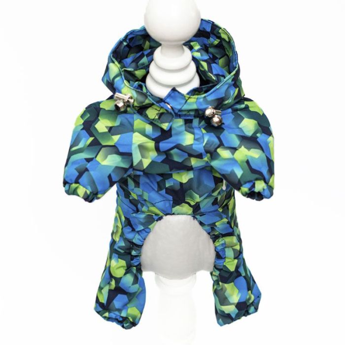 Стільники комбінезон для собак хлопчиків велсофт без силікону XS