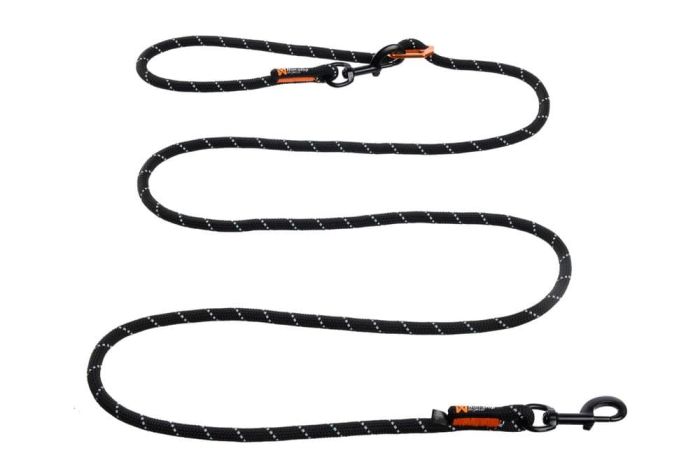 Регульований повідець для собак Rock adjustable leash Non-stop dogwear Чорний 2,3 м