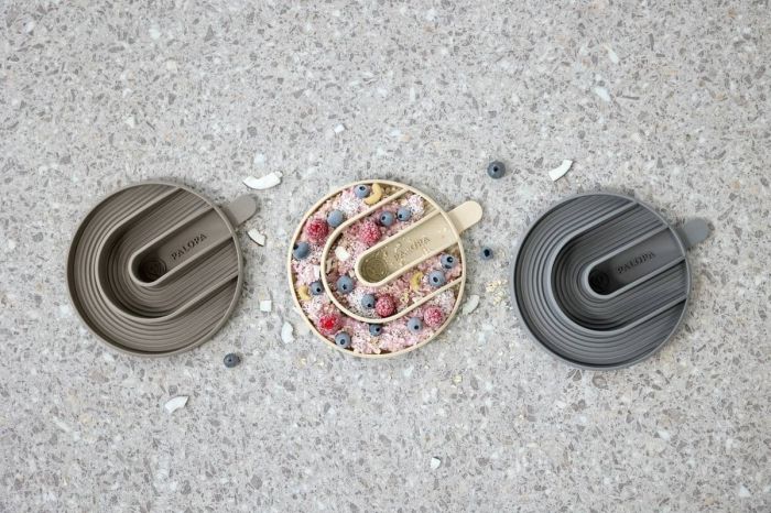 Миска-слоуфідер для повільного годування собак Palopa Yumo Світло-сірий