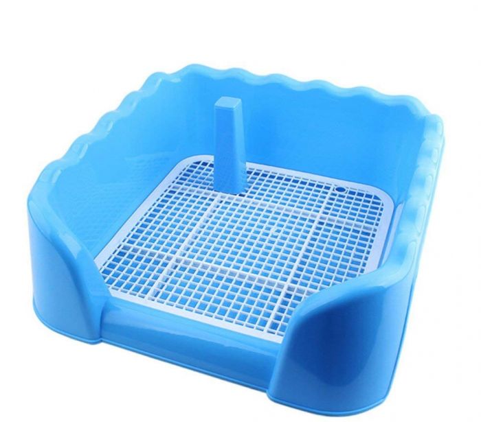 Туалет для собак Борт фіг стовпчик, під пелюшку 5346.420 див Блакитний 