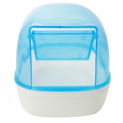 Купалка для шиншил 24х17х18 см блакитна RJ184 