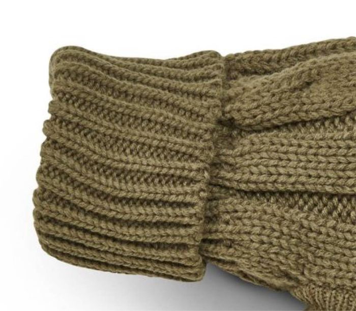 В'язаний светр для собаки Wolters Cable Knit з візерунком коси 25 см Оливковий