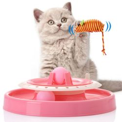 Іграшка для кота Track з мишкою і мячем 25х25х20 см а-16004