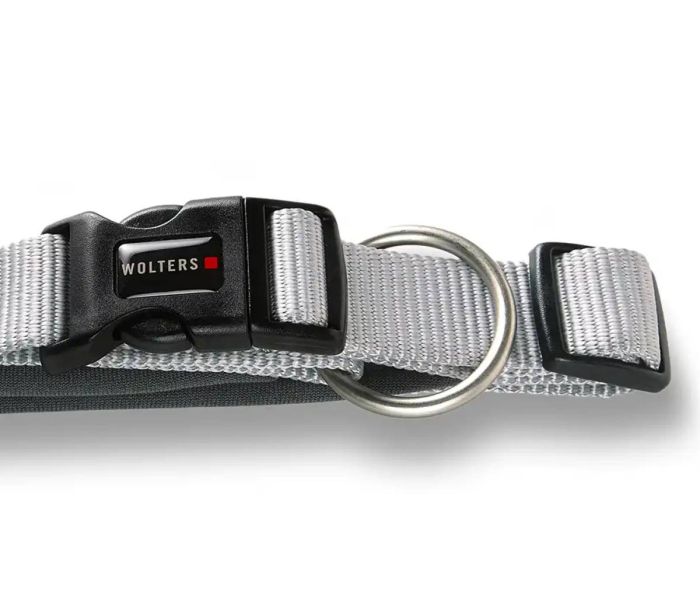 Нашийник для собак пом'якшений Wolters Professional Comfort 6 50-55 см / 35 мм Сріблястий