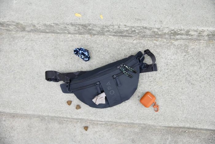 Сумка-бананка для ласощів та аксесуарів собак Palopa Emma Темно-синій