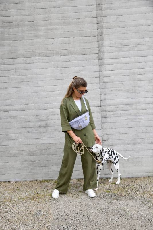 Поясна сумка-бананка для ласощів та аксесуарів собак Palopa Emma Фіолетовий