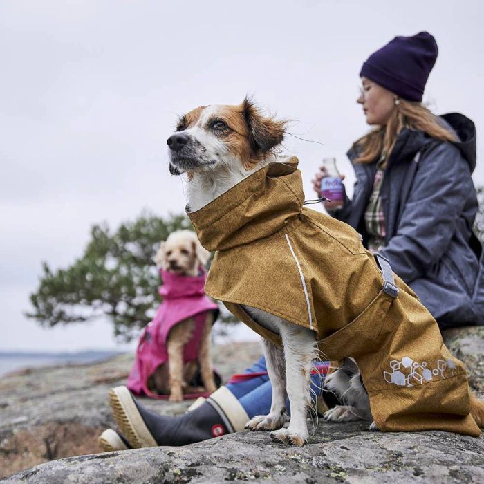 Дощовик для собак Hurtta Monsoon coat II ECO Бежевий 28