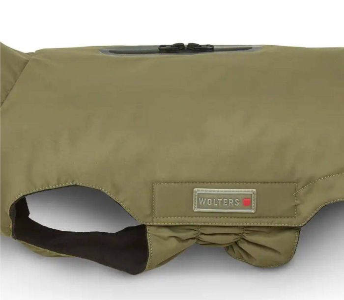 Попона дощовик для мопсів та бульдогів Wolters Modern Classic Оливковий 48 см