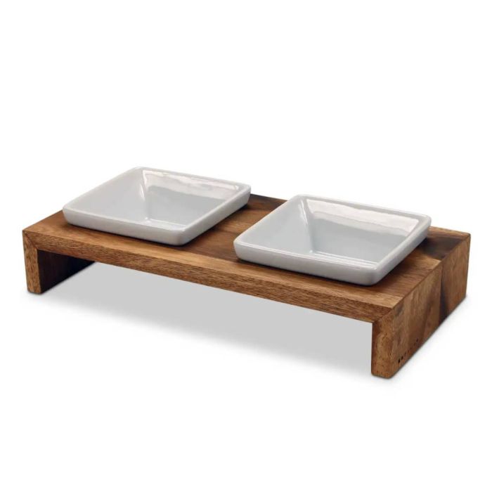 Миски на підставці Wolters Foodstation Meshidai True 2 x 0,2 л XS Коричневий